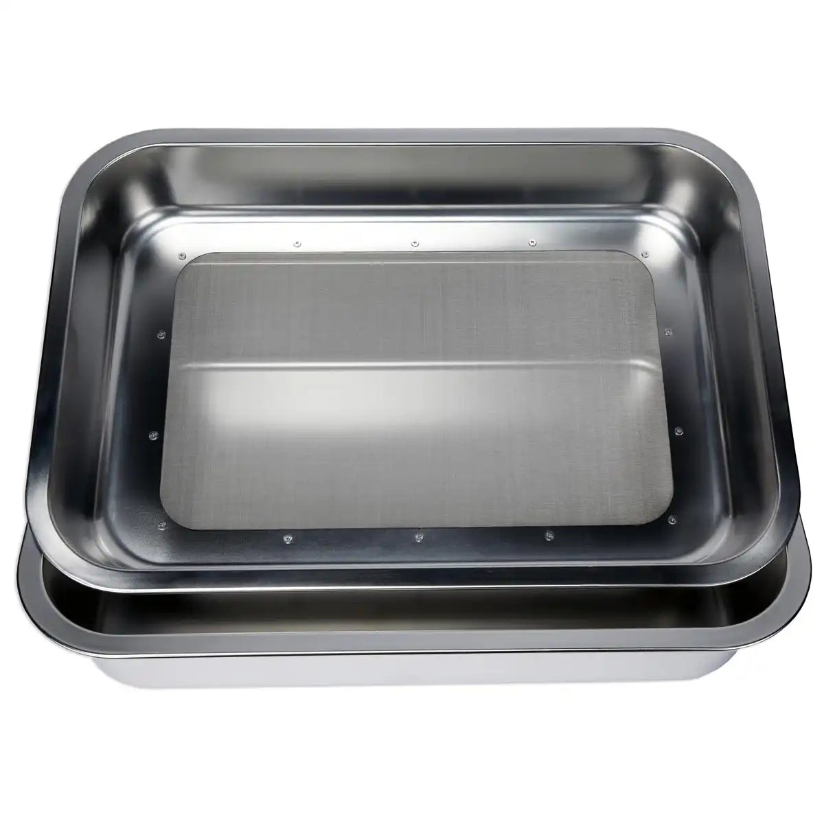Mogobe Trim Tray with Detachable 150 Micron Screen, 19.5*13.5 inches, top view
