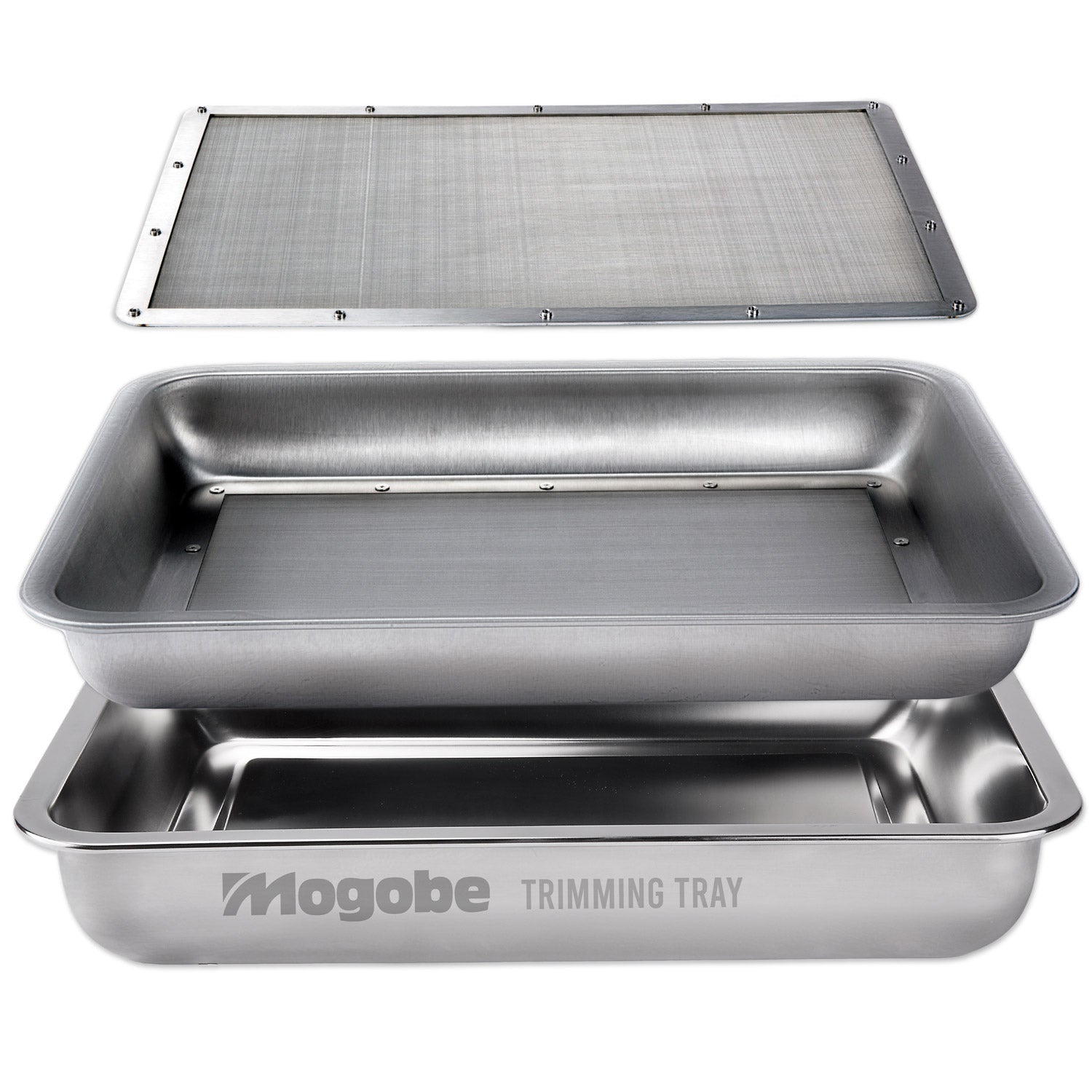 Mogobe Trim Tray, Made of Stainless Steel with a Detachable 150 Micron –
