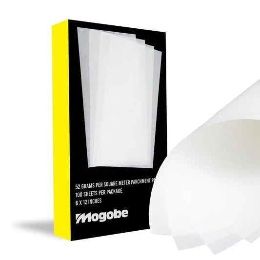 mogobe parchment paper, 100 sheets, 2 side coating