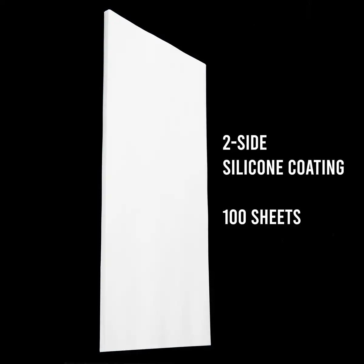 mogobe parchment paper, 100 sheets, 2 side coating, stack look