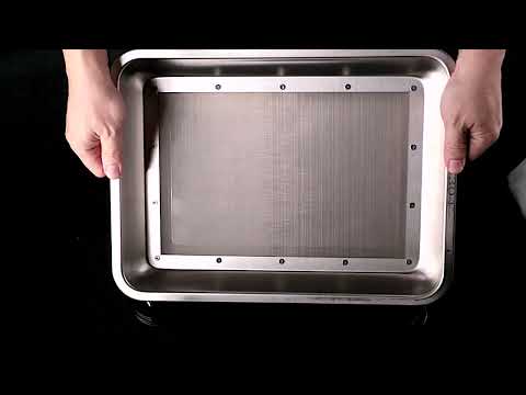 Mogobe Trim Tray with Detachable 150 Micron Screen, Stainless