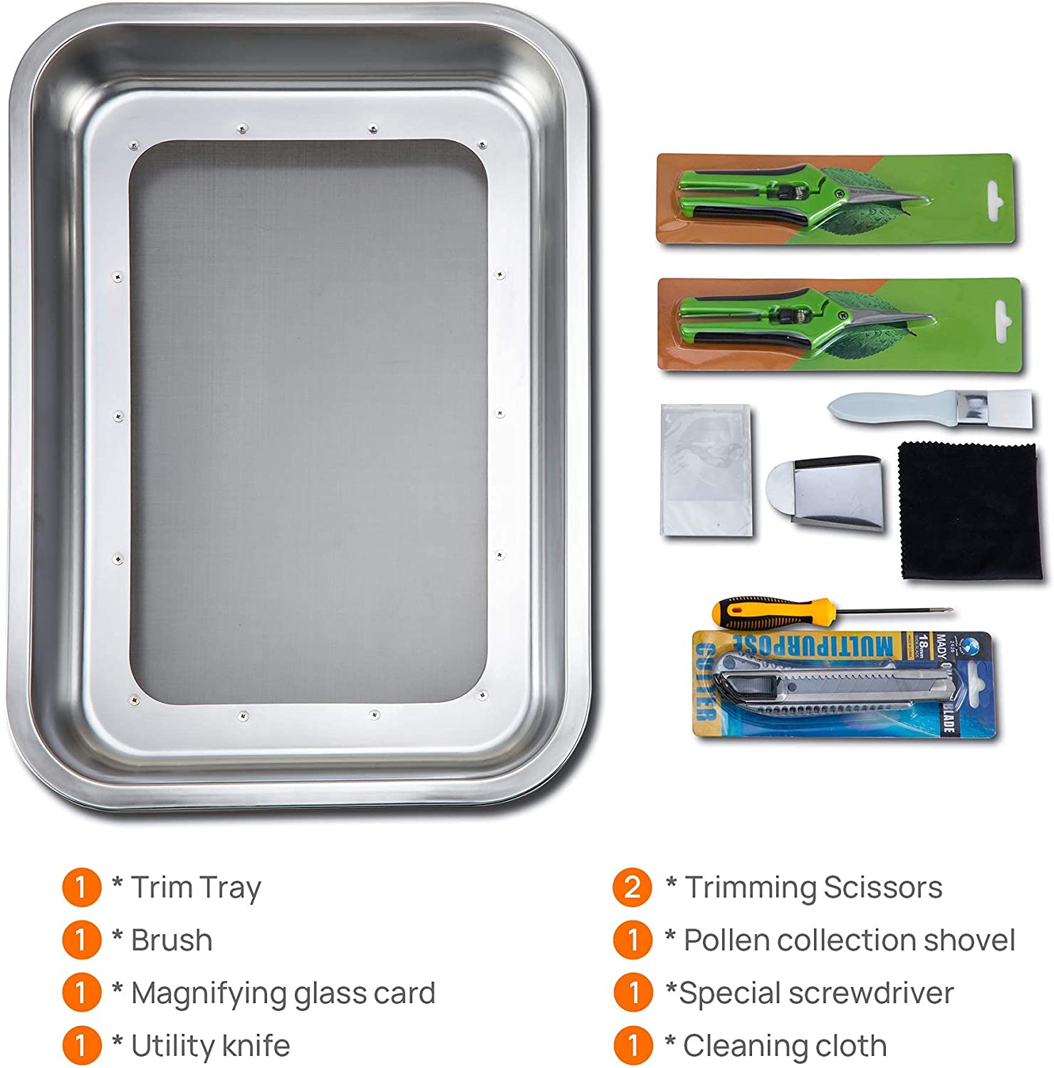 mogobe trim tray showing parts