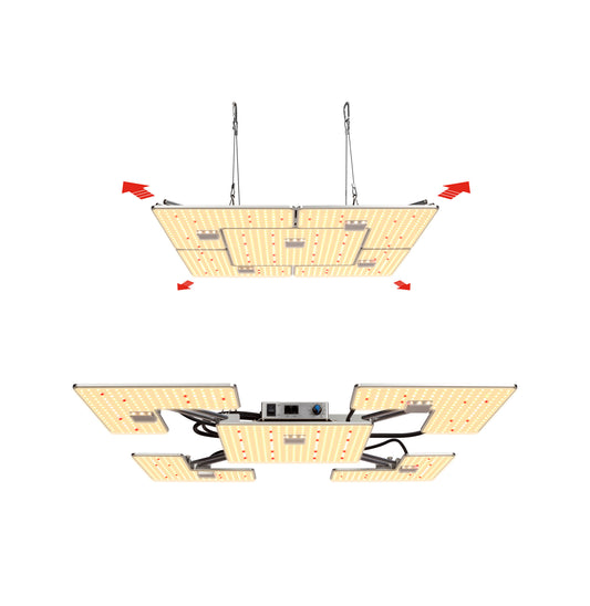 mogobe 300w led grow light, mb-octopus300 with extended arms